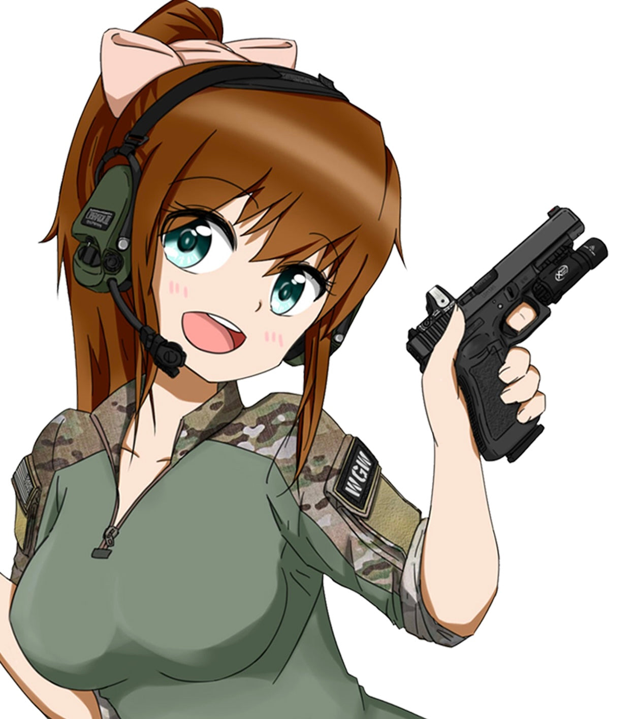 Gacha Life Meme: My Daddy's Got a Gun | TikTok, image size:1250x1416