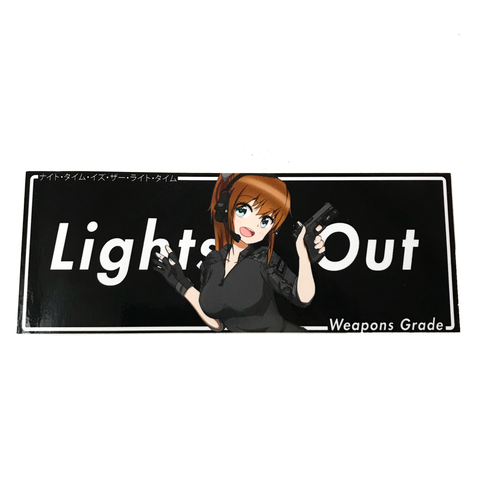 Lights Out Sticker