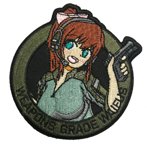 Anime Girl Shotgun Morale Patch – Rude Patch